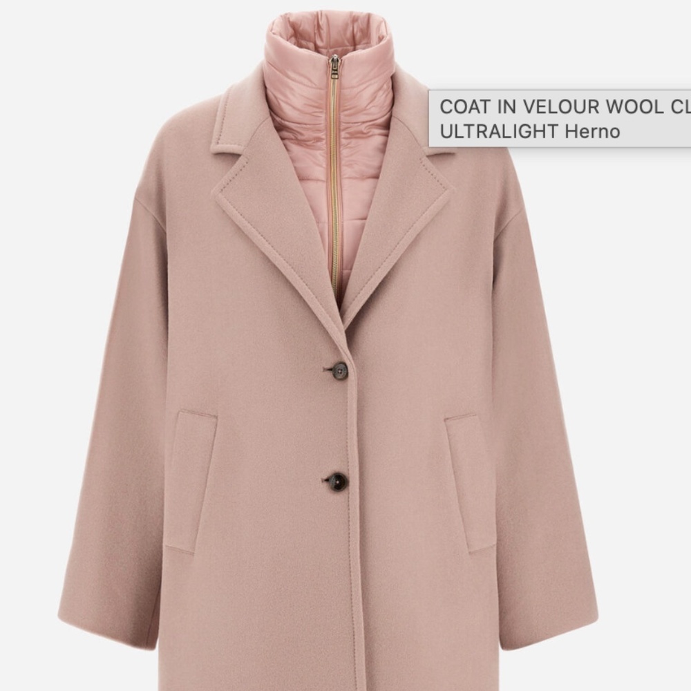 Herno Women Coat With Nylon Ultralight